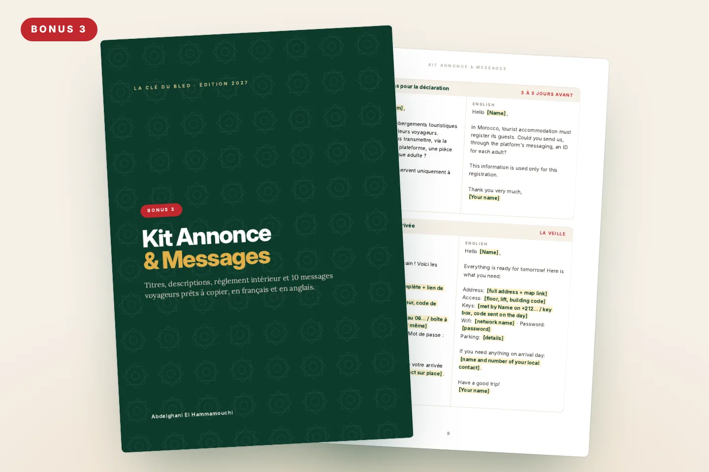Aperçu : Le Kit Annonce & Messages
