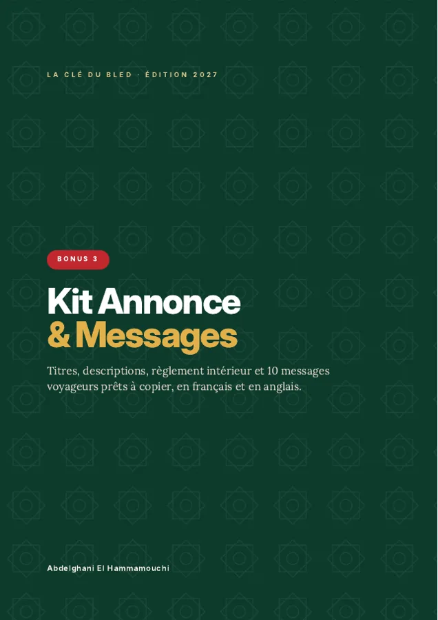 Bonus : kit annonce et messages